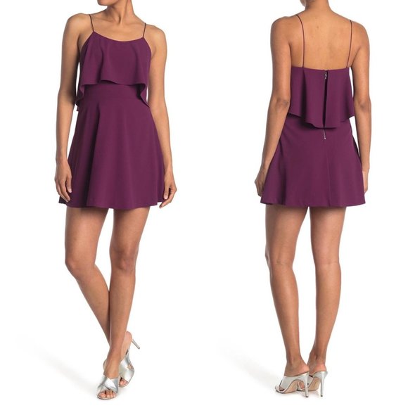 Alice + Olivia Dresses & Skirts - alice + olivia Kipp Layered Ruffled Short Dress 8